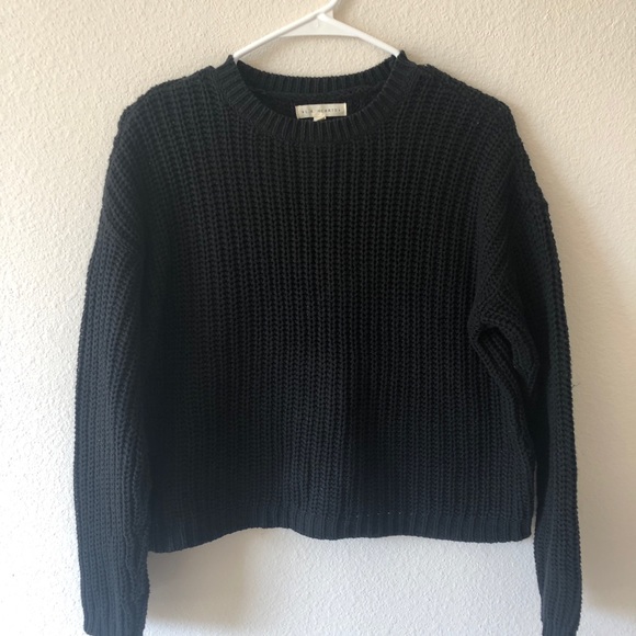 PacSun x LA Hearts Black knit cropped sweater - Picture 1 of 5